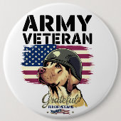 #3 Dankbar für unsere Veteranen Button (Vorderseite)