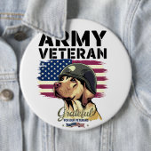 #3 Dankbar für unsere Veteranen Button (Beispiel)