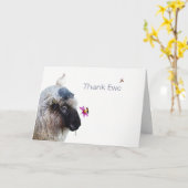 #3 Danke Ewe: Danke - Eine skurrile Karte (Gelbe Blume)