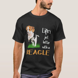 3 Das Leben ist einfach besser mit einem Beagle T-Shirt