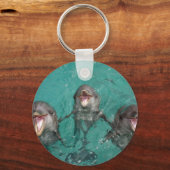 3 Delphine Schlüsselanhänger (Vorderseite)