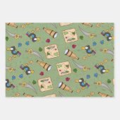 3 Designs - 1 Cowboys und 2 Pirates Geschenkpapier Set (Vorderseite 3)