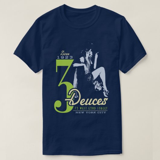 3 Deuces Jazz Club T-Shirt (Design vorne)