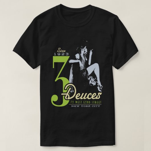 3 Deuces Jazz Club T-Shirt (Design vorne)