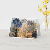 3 Die Einführung der slawischen Liturgie, Mucha Karte (Gelbe Blume)