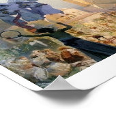 3 Die Einführung der slawischen Liturgie, Mucha Poster (Ecke)