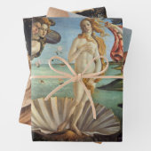 3 different Renaissance Art by Sandro Botticelli Geschenkpapier Set (Beispiel)