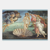 3 different Renaissance Art by Sandro Botticelli Geschenkpapier Set (Vorderseite)