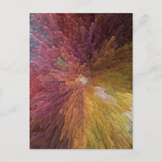 3 Dimensionen Art Postkarte (Vorderseite)