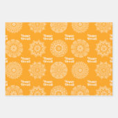 3 Diwali Rangoli Designs zum Verpacken von Papierb Geschenkpapier Set (Vorderseite 3)