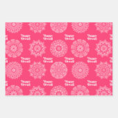 3 Diwali Rangoli Designs zum Verpacken von Papierb Geschenkpapier Set (Vorderseite)