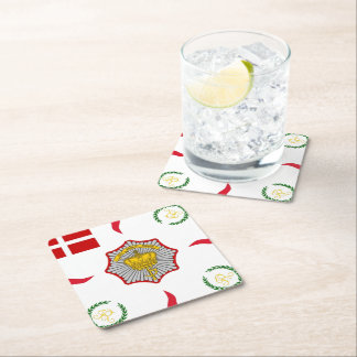 3.DL main image coaster Rechteckiger Pappuntersetzer