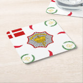 3.DL main image coaster Rechteckiger Pappuntersetzer (angewinkelt)