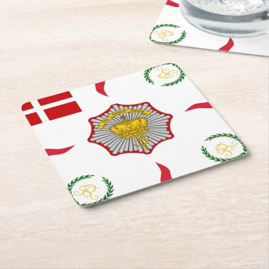 3.DL main image coaster Rechteckiger Pappuntersetzer (angewinkelt)