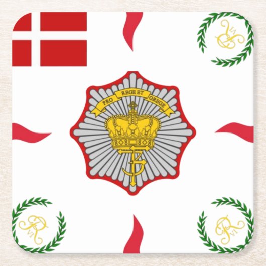 3.DL main image coaster Rechteckiger Pappuntersetzer (Vorderseite)