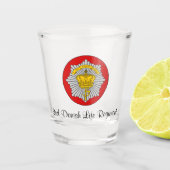 3.DL Shotglass Schnapsglas (Vorderseite)