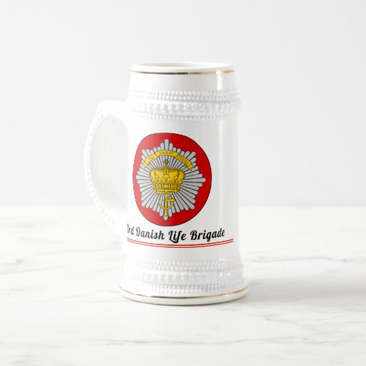 3.DL tankard Bierglas (Vorderseite Links)