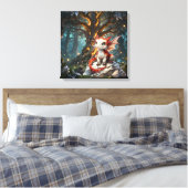 #3 Drachenwelt Leinwanddruck (Insitu (Schlafzimmer))