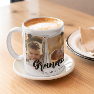 3 Drei Foto Moderne Elegante Collage Familie Liebe Kaffeetasse