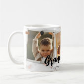 3 Drei Foto Moderne Elegante Collage Family Liebe Kaffeetasse (Links)