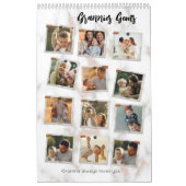 3 Drei Foto Moderne Elegante Collage Family Liebe Kalender (Titelbild)