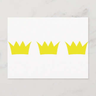3 drei Königskronen Postkarte