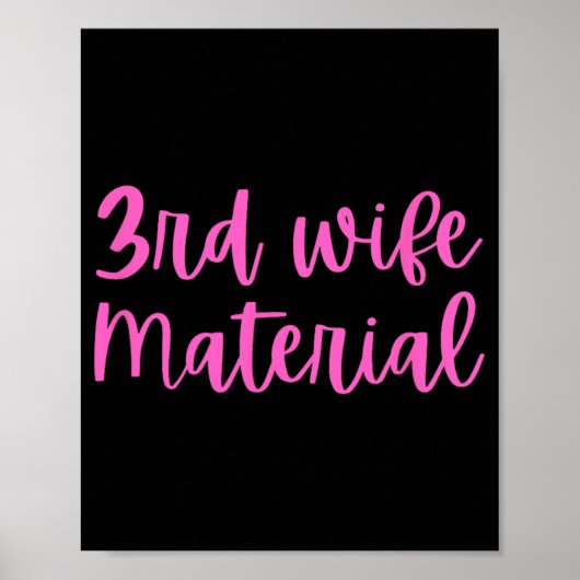 3. Ehefrau Materialbrücke als dritter Heiratsschme Poster (Vorne)