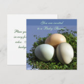 3 Eier Einladung (Vorne/Hinten)