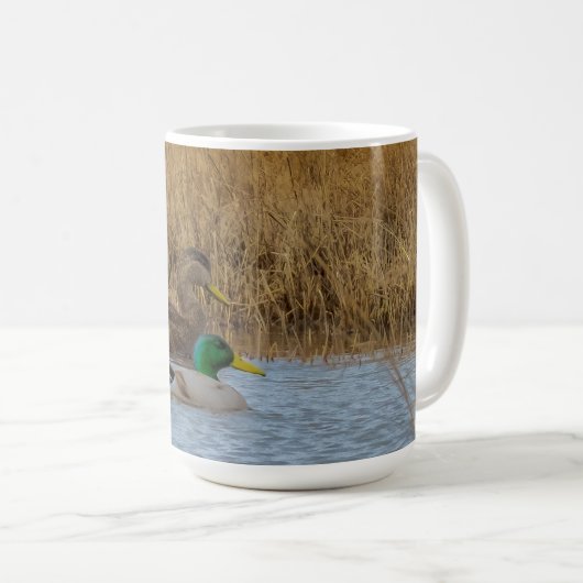 3 Enten 11 oz oder 15 oz Tasse (VorderseiteRechts)