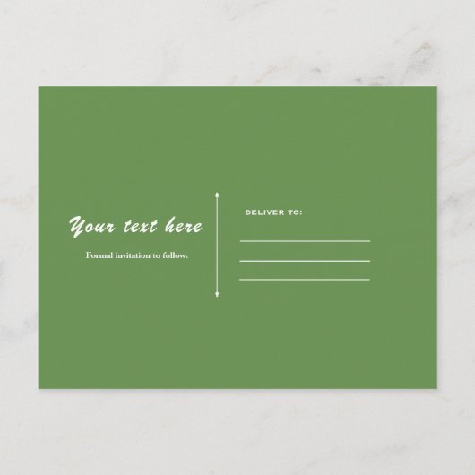 3 Erbsen in einem Pod-Baby-Duschsystem Save the Da Ankündigungspostkarte (Rückseite)