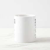 3 Erfolgsregeln - hart Motivierend Kaffeetasse (Mittel)