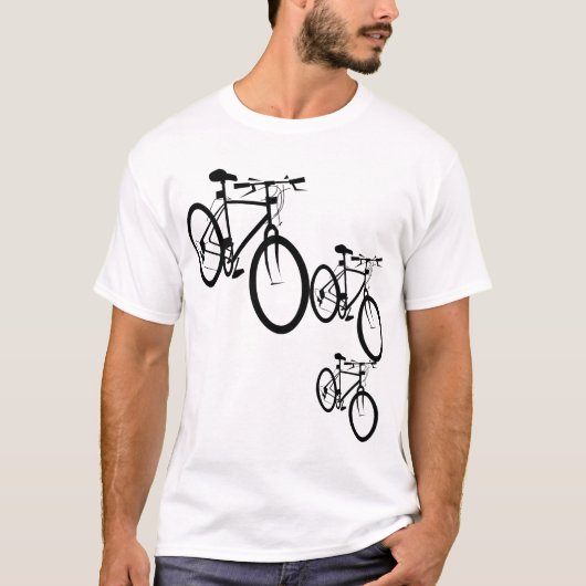 3 Fahrräder T-Shirt (Vorderseite)