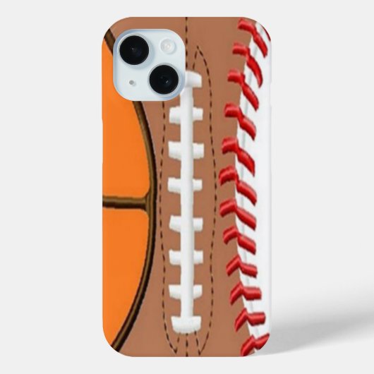 3 Fall Sport Ball iPhone 15 Case-Mate iPhone Hülle (Rückseite)