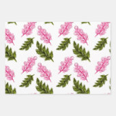 3 Faltblätter, Aquarellbilder Geschenkpapier Set (Vorderseite 2)