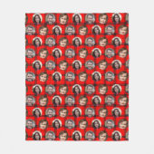 3 Familienmitglieder FotoCollage Fleecedecke (Vorderseite)