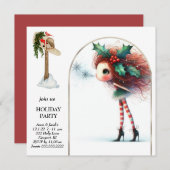 *~* 3 Fantasy Cute Sweet Woman Elf  Einladung (Vorne/Hinten)