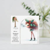 *~* 3 Fantasy Cute Sweet Woman Elf  Einladung (Stehend Vorderseite)