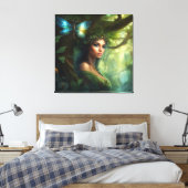 #3 Fantasy Welt Leinwanddruck (Insitu (Schlafzimmer))