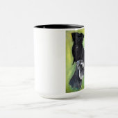 3 Farben der Zwergschnauzerschale Tasse (Zentrum)