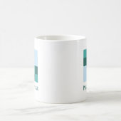 3-Farben-Double-Four-Patch-Quiltblock Punny Kaffeetasse (Mittel)