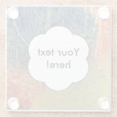 3 Farben Glasuntersetzer (Rückseite)