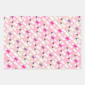 3 Farben Schneemann und Lebkuchenpapier Geschenkpapier Set (Vorderseite 3)