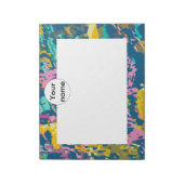 3 Farben Textur Notizblock (Rotiert)