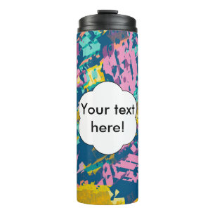 3 Farben Textur Thermosbecher