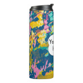 3 Farben Textur Thermosbecher (Nach links gedreht)