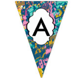 3 Farben Textur Wimpelkette (Dritte Fahne)