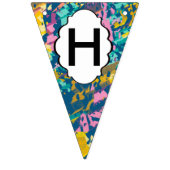 3 Farben Textur Wimpelkette (Zweite Fahne)