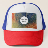 3 Farben Truckerkappe (Vorderseite)