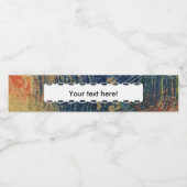 3 Farben Wasserflaschenetikett (Einzelnes Label)