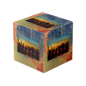 3 Farben Würfel (Vorderseite Schrägansicht)